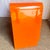 Wood Postmodern Tangerine Orange Lacquer Laminate Waterfall Desk For Sale - Image 7 of 10