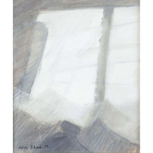 Allan Erwö, The Shapes of the Wall II, Oil on Canvas, 1978 For Sale - Image 6 of 6