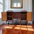 1940s 1940s Chippendale Mahogany Sideboard Buffet With Claw Feet, Brass For Sale - Image 5 of 18