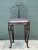 Metal Vintage Scroll Wrought Iron Vanity Chair For Sale - Image 7 of 12