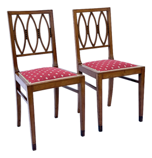 Jugendstil Chairs attributed to Bruno Paul, Germany, 1900s, Set of 2