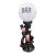 Mid 20th Century American Novelty Bar Lamp With Ceramic Drunk Man and Frosted Globe Shade For Sale