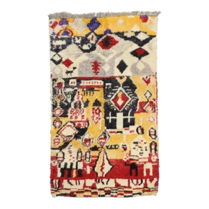 Vintage Boujad Moroccan Rug - 05'03 X 08'09