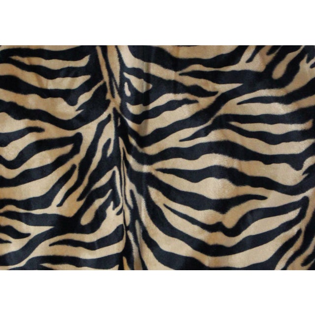 Plush Vintage Inspired Tiger Animal Print Christmas Tree Skirt Chairish
