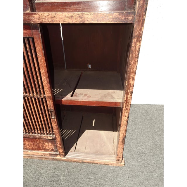 Share Antique 1900's Wabisabi Japanese Antique Tansu Storage Cabinet Sideboard For Sale - Image 13 of 18