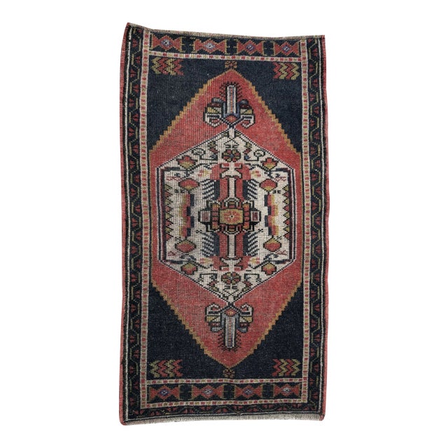 1960s Vintage Turkish Red Rug For Sale
