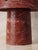 Contemporary Modern Red Travertine Minimal Design Table Lamp For Sale - Image 3 of 7