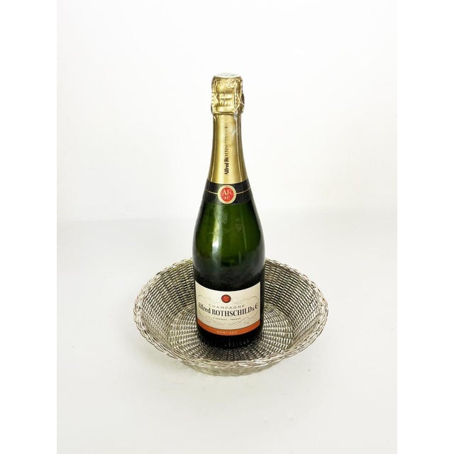 Metal Bread Basket, France, 1970s For Sale - Image 3 of 12