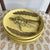 Mid 20th Century Signed Italian Handpainted Neoclassical Style Ochre Ceramic Plates- Set of 6 For Sale - Image 10 of 10