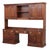 Statton Large Cherry Workspace Desk W. Hutch For Sale