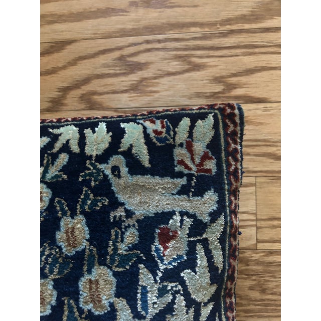 Traditional Circa 1960s Bidjar Rug Pillow For Sale - Image 3 of 7