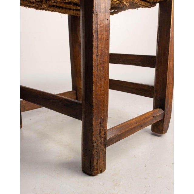 Spanish Decorative Side Chairs in Pine, 1800s, Set of 2 For Sale - Image 9 of 13