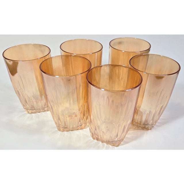 Take a load of these beauties! This iridescent peachy apricot color was incredibly popular in the 1920s to 1930s. Finding...