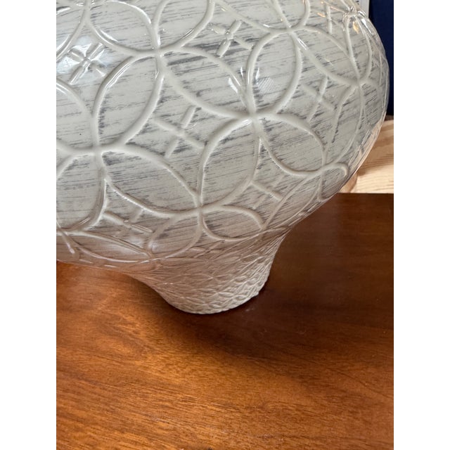 Crate & Barrel Geo Vase For Sale - Image 12 of 12