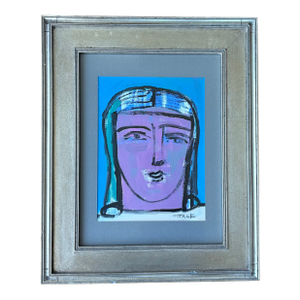 2023 Original Rebecca Jack Portrait Painting in Plein Air Frame