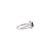 14k White Gold Sapphire Diamond Pear Engagement Ring Size 5.5 For Sale In New York - Image 6 of 12