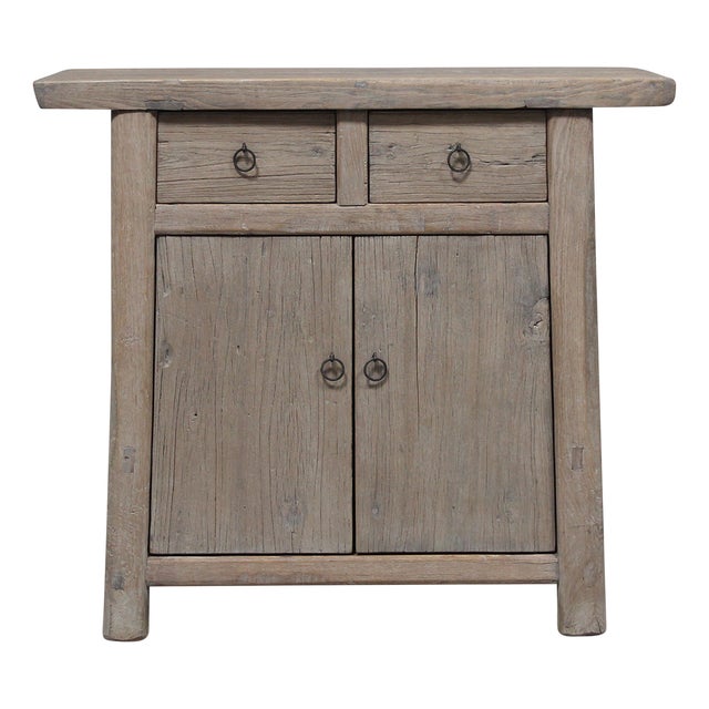 Tapered Natural Elm Buffet, 2010s For Sale