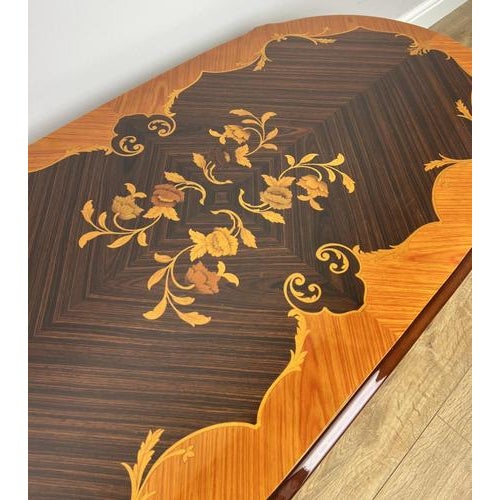 Brown Vintage Italian Carved Coffee Table For Sale - Image 8 of 16