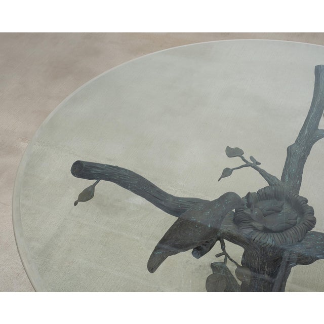 Giacometti Inspired Sculptural Bronze Tree Dining Center Table For Sale - Image 9 of 18