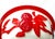 Red Pair of Antique Chinese Peking Glass Bowls With Carved Red Glass Overlay in the Style of Kangxi or Qing Dynasty. For Sale - Image 8 of 11