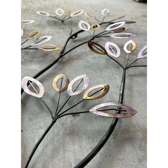 Curtis Jere-Style Large Gold Amber Toned Tree of Life Wall Hanging Sculpture For Sale In Dallas - Image 6 of 11