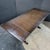 Wood Mid 20th Century English Oak Trestle Base Drawerleaf Dining Table For Sale - Image 7 of 9