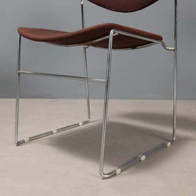 Vintage Chairs in Chromed Metal, 1970s For Sale - Image 4 of 8