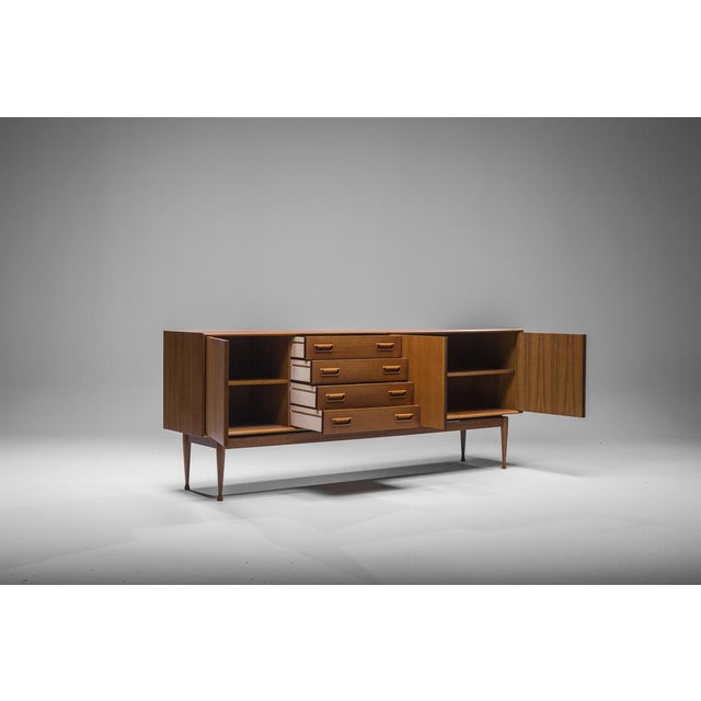 Danish Sideboard in Teak by Gunnar Nielsen for Tibergaard, 1960s For Sale - Image 6 of 18