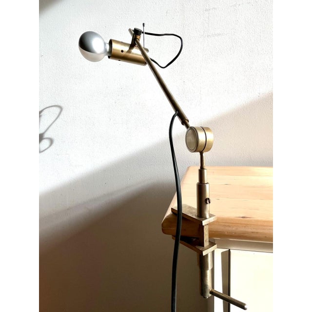 Model 255 Clamp Table Lamp by Tito Agnoli for Oluce, 1959 For Sale - Image 14 of 14