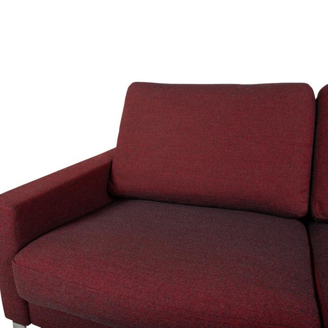 Textured Fabric CL 500 Two-Seater Sofa For Sale - Image 6 of 13