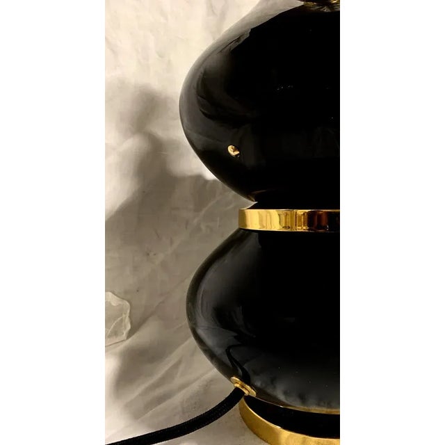 Murano Glass Table Lamps attributed to Seguso, Set of 2 For Sale - Image 5 of 12