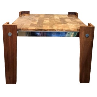 Coffee Table with Stone Top, 1960s For Sale