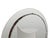 This is a circular wall mirror composed of two overlapping discs. The front one is smaller and central, with a slanted...