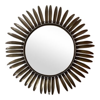 Antique Starburst Wall Mirror For Sale