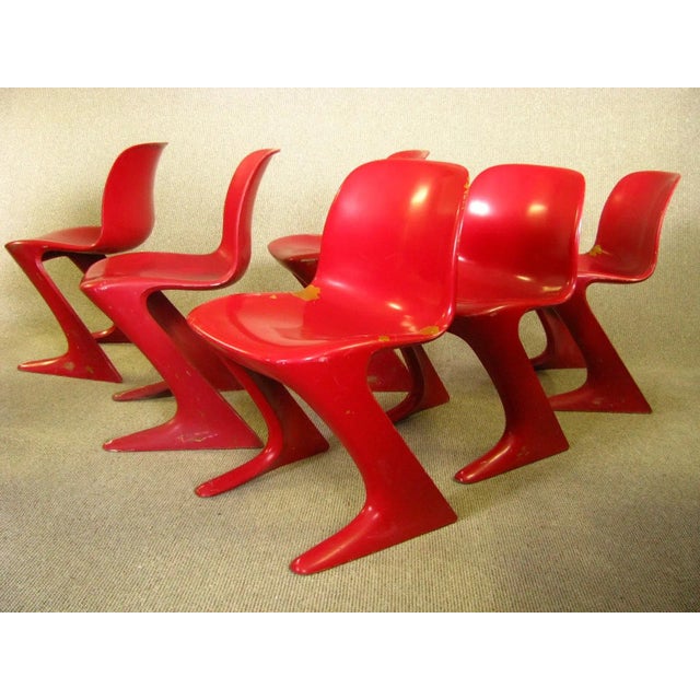 Z Chairs by Ernst Moeckel & Siegfried Mehl for VEB Petrochemisches Kombinat Schwedt, 1960s, Set of 6 For Sale - Image 6 of 11