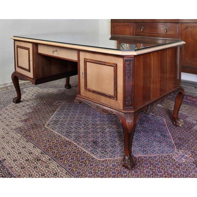 Antique Chippendale Writing Desk For Sale - Image 6 of 7