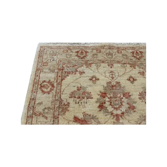 Exact Size: 2'10" x 11'0" Color: Natural Age: New Materials: Wool Construction: Hand Knotted Origin: Pakistan