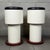 Modern Modern Stools in White Lacquered Wood, 1960s, Set of 2 For Sale - Image 3 of 13