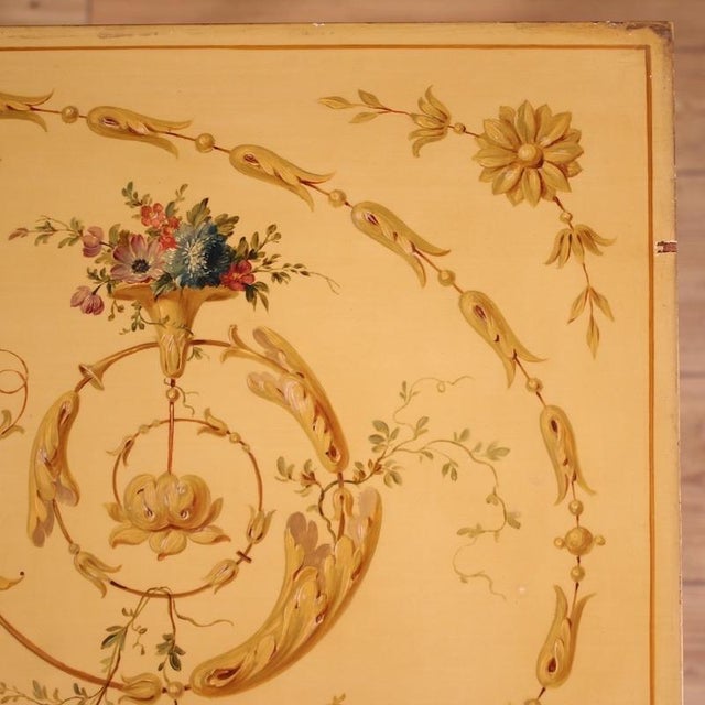Louis XVI French Lacquered and Gilded Side Table by Sormani, 1920 For Sale - Image 3 of 16