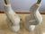 Pair of Sculptural 1980s Organic Wave Form Lamps in Off-White Plaster For Sale - Image 4 of 12