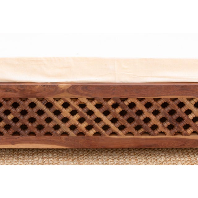 Moroccan Reclaimed Moroccan Club Daybed Sofa For Sale - Image 3 of 12