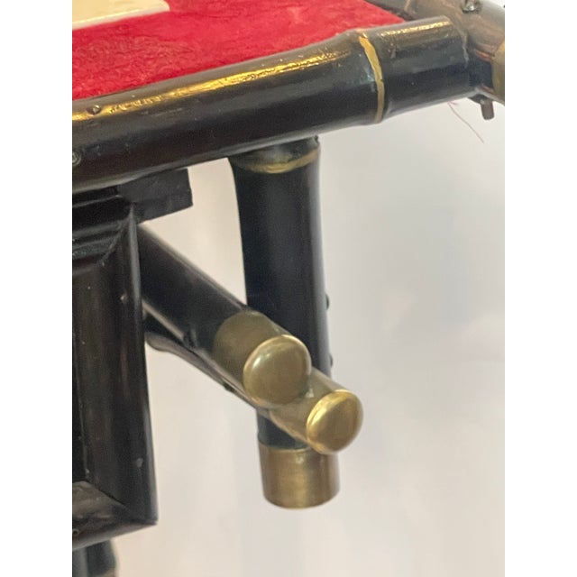 French Aesthetic Mouvement, Ebonized Bamboo Vanity, c.1890 For Sale - Image 13 of 13