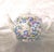Blue 1980s David Michael China Set of a Teapot, Serving Tray and Covered Teacup For Sale - Image 8 of 12