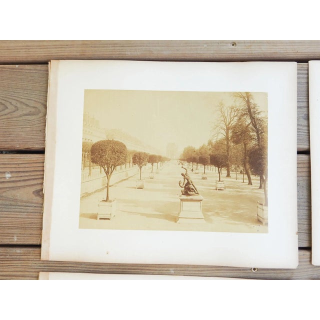 Circa 1880's Frances Frith (1822-1898) set of 6 Paris France photographs. From a Grand Tour album of photographs published...