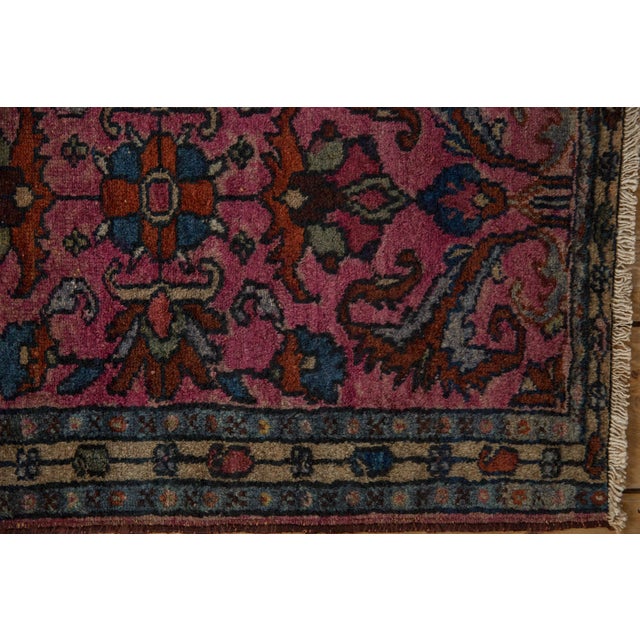 Persian Vintage Fine Borchalou Rug Mat - 1'9" X 2'8" For Sale - Image 3 of 9