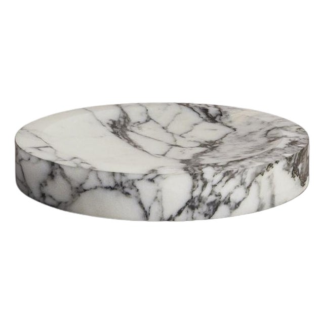 Levitation Poche in Arabescato Marble by Paloma Editions For Sale