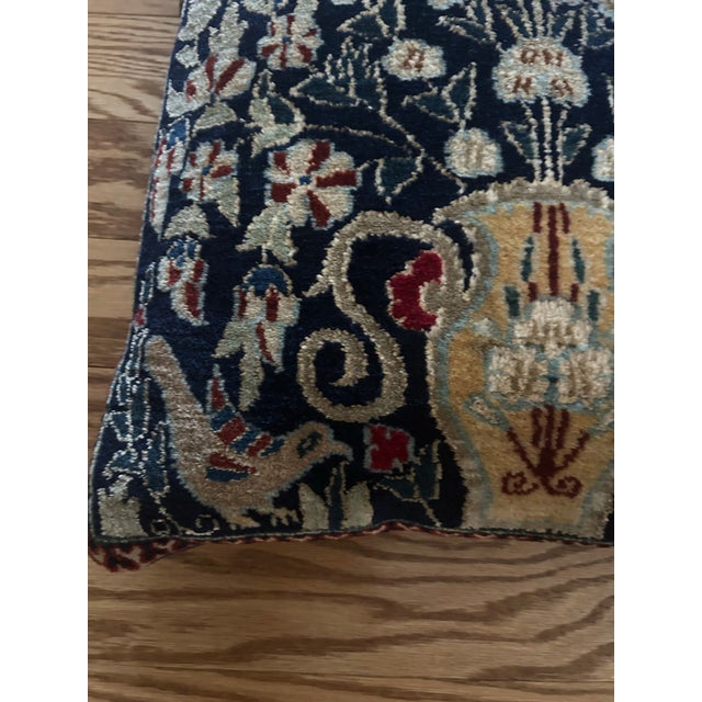 Circa 1960s Bidjar Rug Pillow For Sale - Image 4 of 7