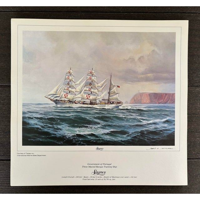 14 Limited Edition Prints of Tall Ships Portfolio by American Marine Artist James E. Mitchell For Sale - Image 12 of 12