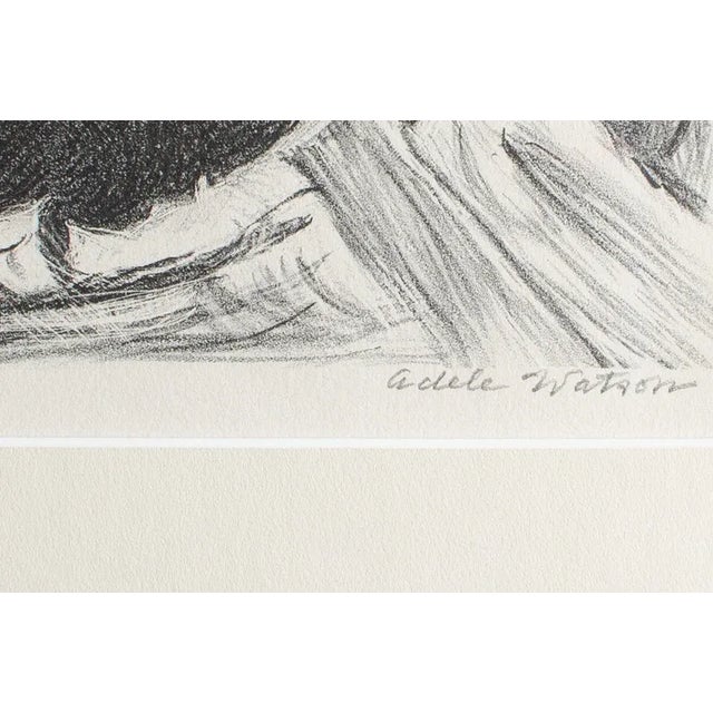 Antique Original Limited Edition Etching Signed by American Artist Adele Watson Titled "Maine Coast" 1873 - 1947 For Sale In Los Angeles - Image 6 of 8