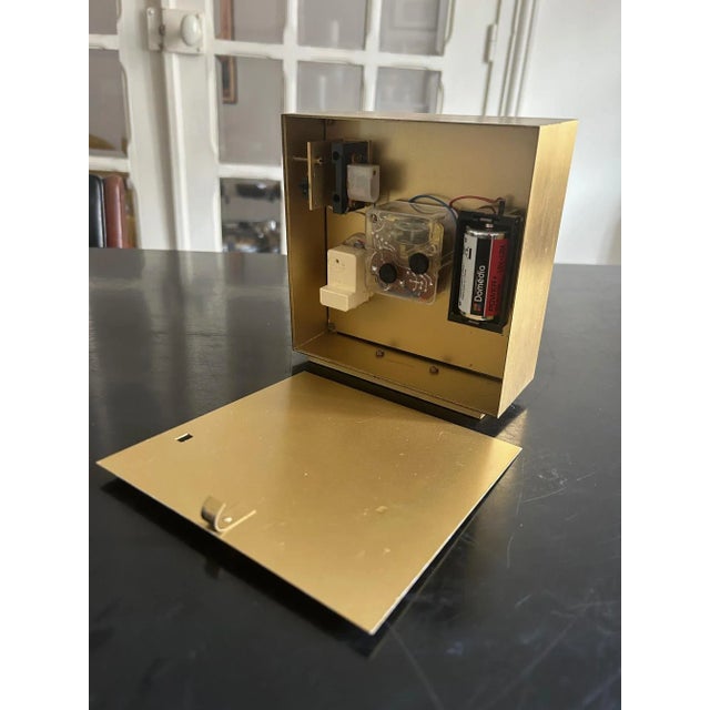 Brass Pendulum Clock, 1970s For Sale - Image 11 of 12